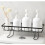 Wall Mount Toilet Shelf Storage Rack Multifunction Metal Hollow Draining 3