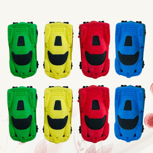20 unid. borracha carro, material escolar, presente (cores) 1