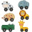 6 Unidades De De Com Animais E Vagões Para Crianças 4