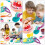Conjunto De De Para Massinha Crianças Plástico 8