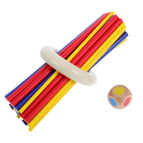 2 Ensembles De Bâtonnets En Bois Pour Superposition Montessori 1