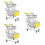 3Pcs De Mini Brinquedo Faz-de-Conta 9