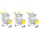 3Pcs De Mini Brinquedo Faz-de-Conta 6