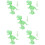 5 Conjuntos Dinossauros Fluorescentes 3D, Esqueletos Crianças 8