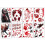 Διακοσμήσεις για Halloween για πάρτι ενηλίκων, κομψές εκτυπώσεις πιτσιλισμάτων, 1