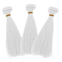 3 Unidades Perucas De Cabelo E Simulado Para Bonecas