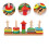 Conjunto De Blocos De Geométricas Brinquedo Educativo 6