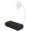 Ευέλικτο φως LED USB, αρκετά φωτεινό για ανάγνωση ή εργασία, συμπαγές μέγεθος και 8