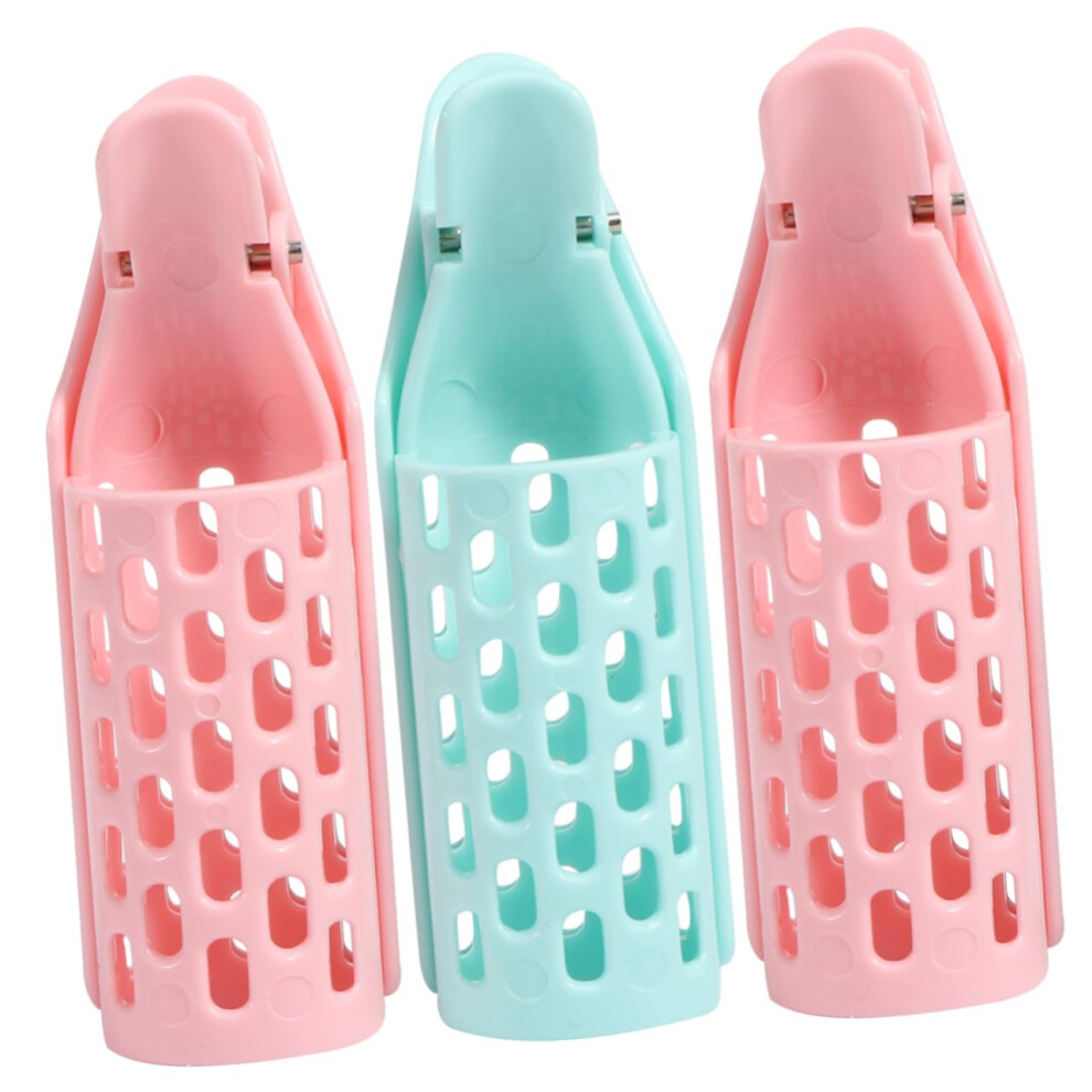 Manual Hair Curlers ABS 3Pack Lightweight Rollers For Long And Short Hair Bang Curlers