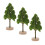 3Pcs Árvores Miniatura Para Maquete De , E 1