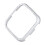 Protetora Com Design Para Smart Watch Prata 1