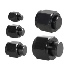 AN4/AN6/AN8/AN10/AN12 Flare Cap Plug Nut Aluminum Block Off Fitting Adapter