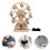 3D -Cabeça DIY Educativo Montagem Sem Bateria 4