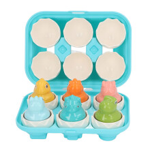 6PCS Ei Form Passenden Spielzeug Set Realistische