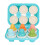 6PCS Ei Form Passenden Spielzeug Set Realistische 1