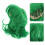 Conjunto De Perucas Para Cosplay Verde Curta Bob 10