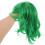 Conjunto De Perucas Para Cosplay Verde Curta Bob 8