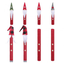 8Pcs Christmas Refrigerator Door Handle Covers Gnome Dwarf Santa Kitchen Fridge Oven Microwave Handle Protector Gloves