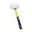 Rubber Mallet Hammer Fiber Handle, NonMarring Elastic Head Floor Tile/Board Installation Tool, Pro Tool 1
