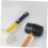 Rubber Mallet Hammer Fiber Handle, NonMarring Elastic Head Floor Tile/Board Installation Tool, Pro Tool 2