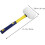 Rubber Mallet Hammer Fiber Handle, NonMarring Elastic Head Floor Tile/Board Installation Tool, Pro Tool 5