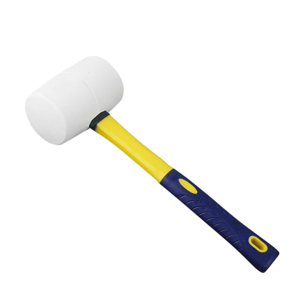 Antislip Rubber Hammer For Flooring Installation, Fiber Handle, Wearresistant Mallet, Nonmarking For Tile And Woodwork 9105992612185
