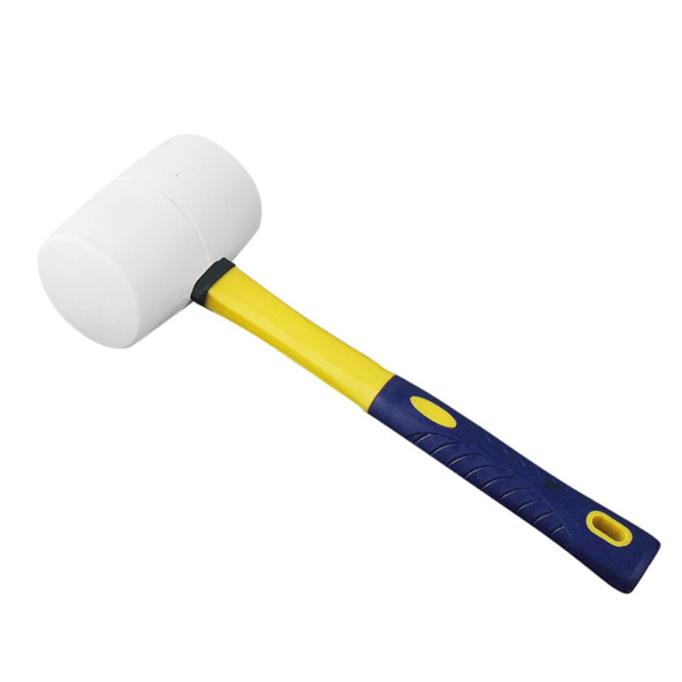 Rubber Mallet Fiber Handle Anti Slip Head For Flooring Tile Installation Professional Tool For Floorboards Paving 9105992612222