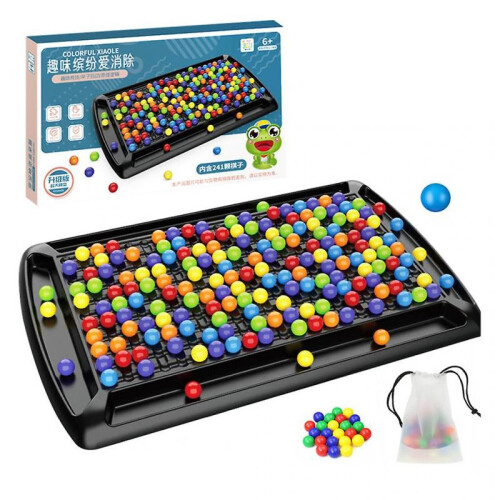 Puzzle Magic Chess Board Games Elimination Training Colorful Rainbow Ball Set 1