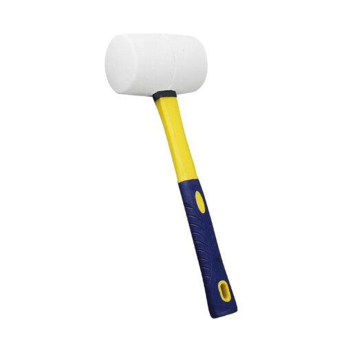Rubber Mallet For Flooring Installation, Tile Setting, Floor Boards, Fiber Handle  Elastic Head Tool