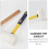 Rubber Mallet For Flooring Installation, Tile Setting, Floor Boards, Fiber Handle  Elastic Head Tool 4