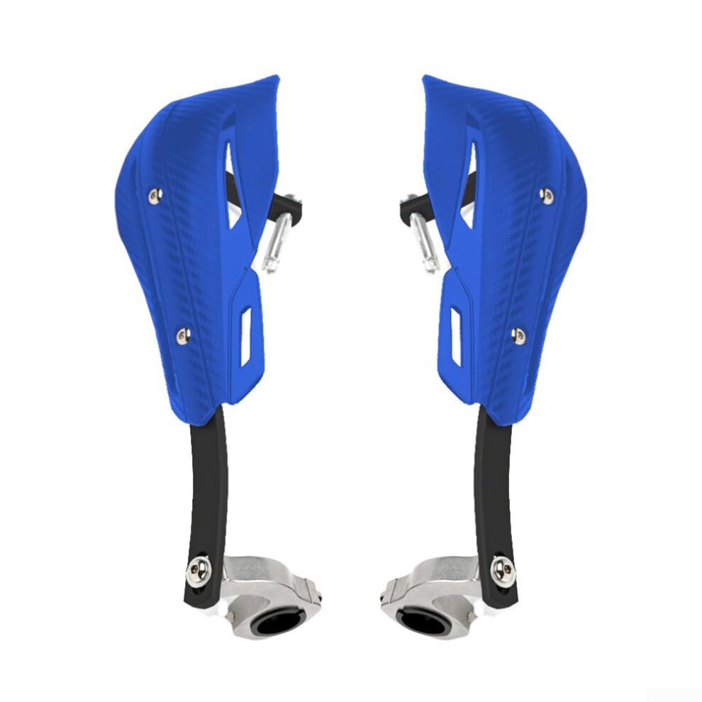 Motorcycle Handguards With Windshield For Offroad Dirt Bikes, Abs Antifall Protection, Blue 9105992611959