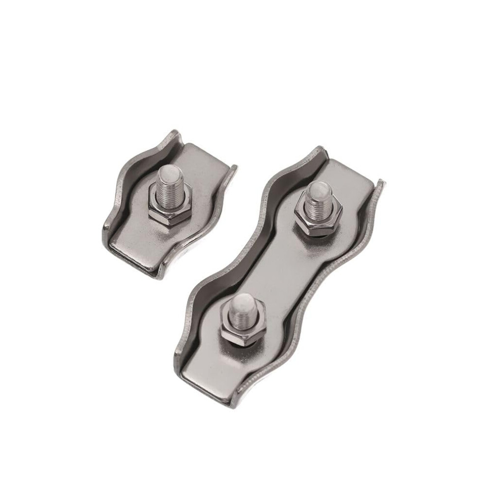 Wire Rope Clamps 8Piece Stainless Steel Eggshape Caliper Clips For Antislip Fixing Simplex/Duplex Rigging Duplexm3 9105992612291