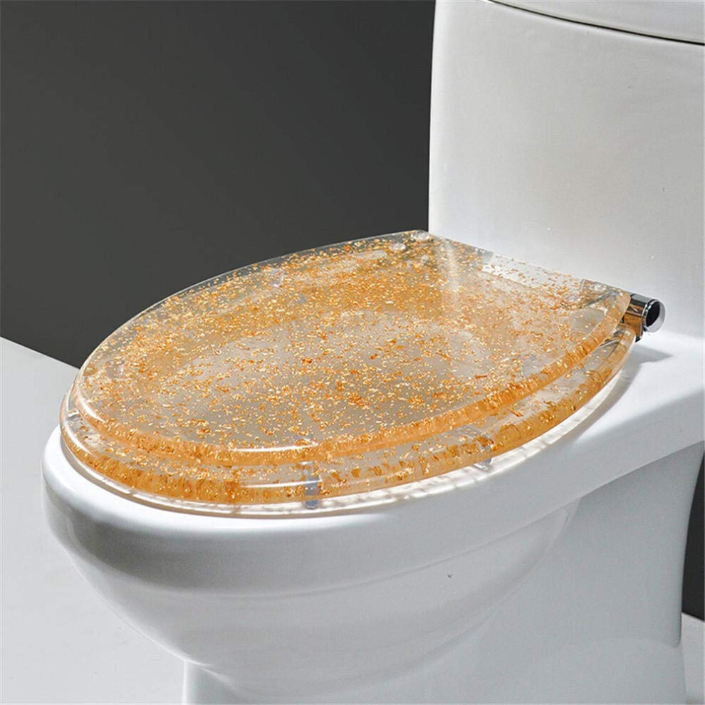 Toilet Seat Soft Close Quick Release, Ureaformaldehyde Antibacterial Universal Fit With Hinges Ovu Toilets 9323874288765