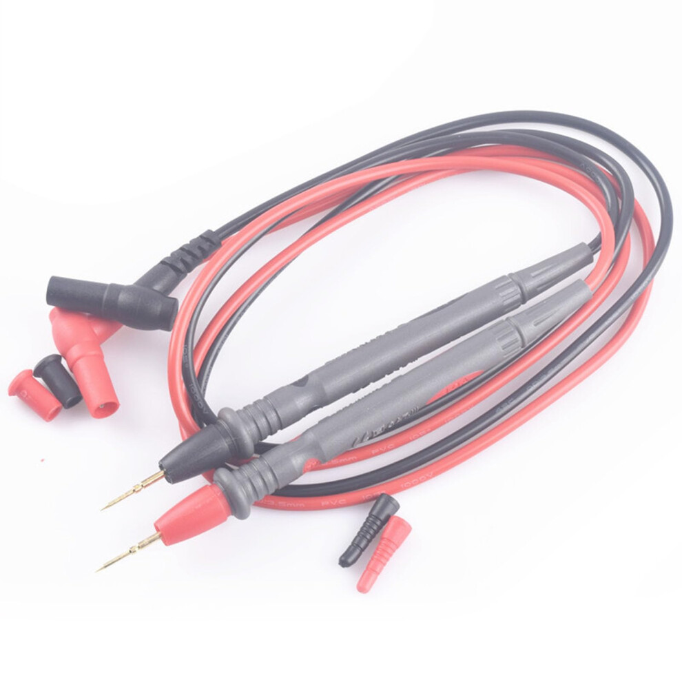1000V 10A Fine Pointed Test Pen Goldplated Copper Wire Probes For Multimeter Accuracy Multimeter Probes 9105992612413