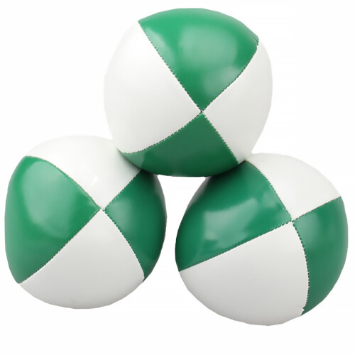 3 Unidades Bolas PU Malabarismo Crianças Verde 1