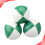 3 Unidades Bolas PU Malabarismo Crianças Verde 9