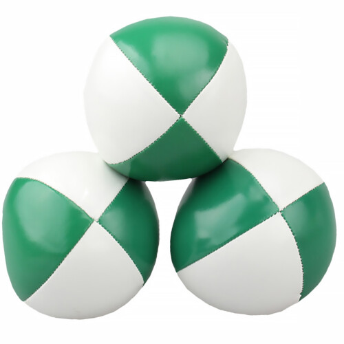 3 Unidades Bolas PU Malabarismo Crianças Verde 2