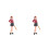 2Stk Kleine Plastik Baseball Figur Für Dioramen 4