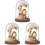 3Stk Mini Modell Rosa, Langlebiges Kinder Spielzeug Ornament 2