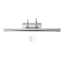 Lámpara de tocador de baño minimalista moderna, portalámparas LED integrado de alta dureza, apliques de pared de acero inoxidable y acrílico para