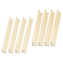 16 Unidades De Bandejas Y Soportes De Madera Para
