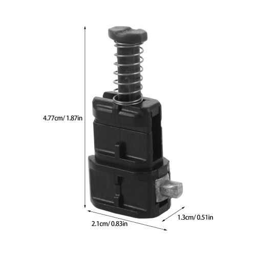 2Ud Clips Ajustables Para De Con Pestillo De Negro 1