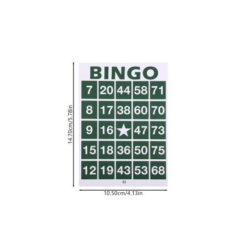 Número Para Bingo Y Fichas 1