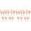 20 Pcs Mini Plastic Hand Joints For Diy Doll Parts 4