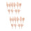20 Pcs Mini Plastic Hand Joints For Diy Doll Parts 9