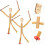 2 Sets Bamboo Puppet Toy Diy Kit For Children 4