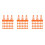 72 Pcs Kids Mini Orange Traffic Cones For And 5
