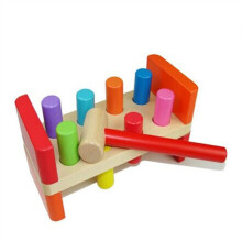 2 Unidades De Golpeteo Con Martillo Madera Para Niños