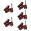 5 Sets Mini Wooden Guitar Model Decoration 11