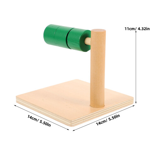 Discos Sobre Juguete De Madera Educativo Horizontal 1